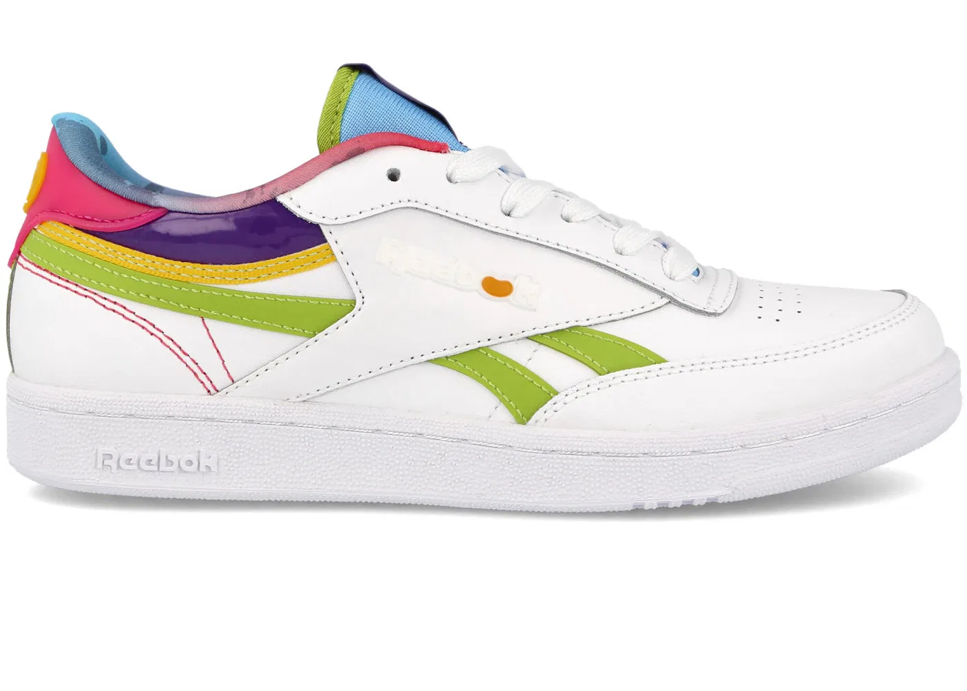 Детские кроссовки с принтом Reebok Club C Revenge Jelly Belly Reebok, White Green