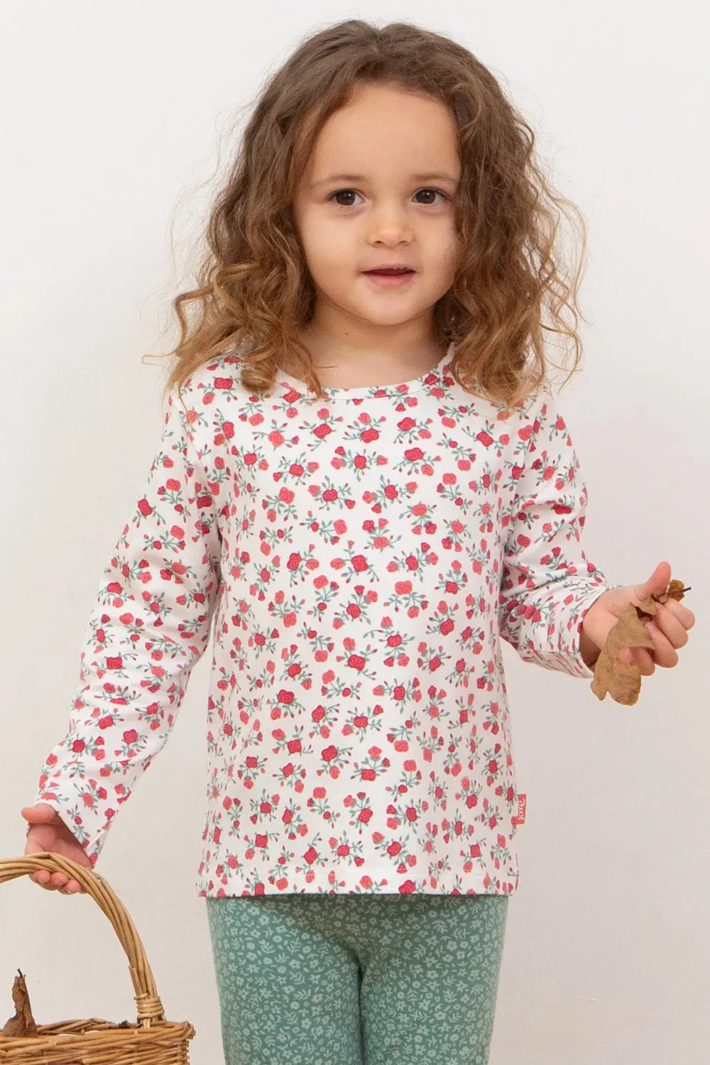 Футболка с принтом Rosey Posey Kite, Cream — фото 2