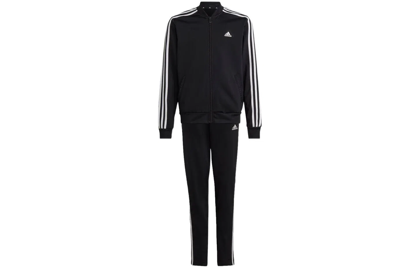 Детский спортивный комплект из футера Adidas, Black