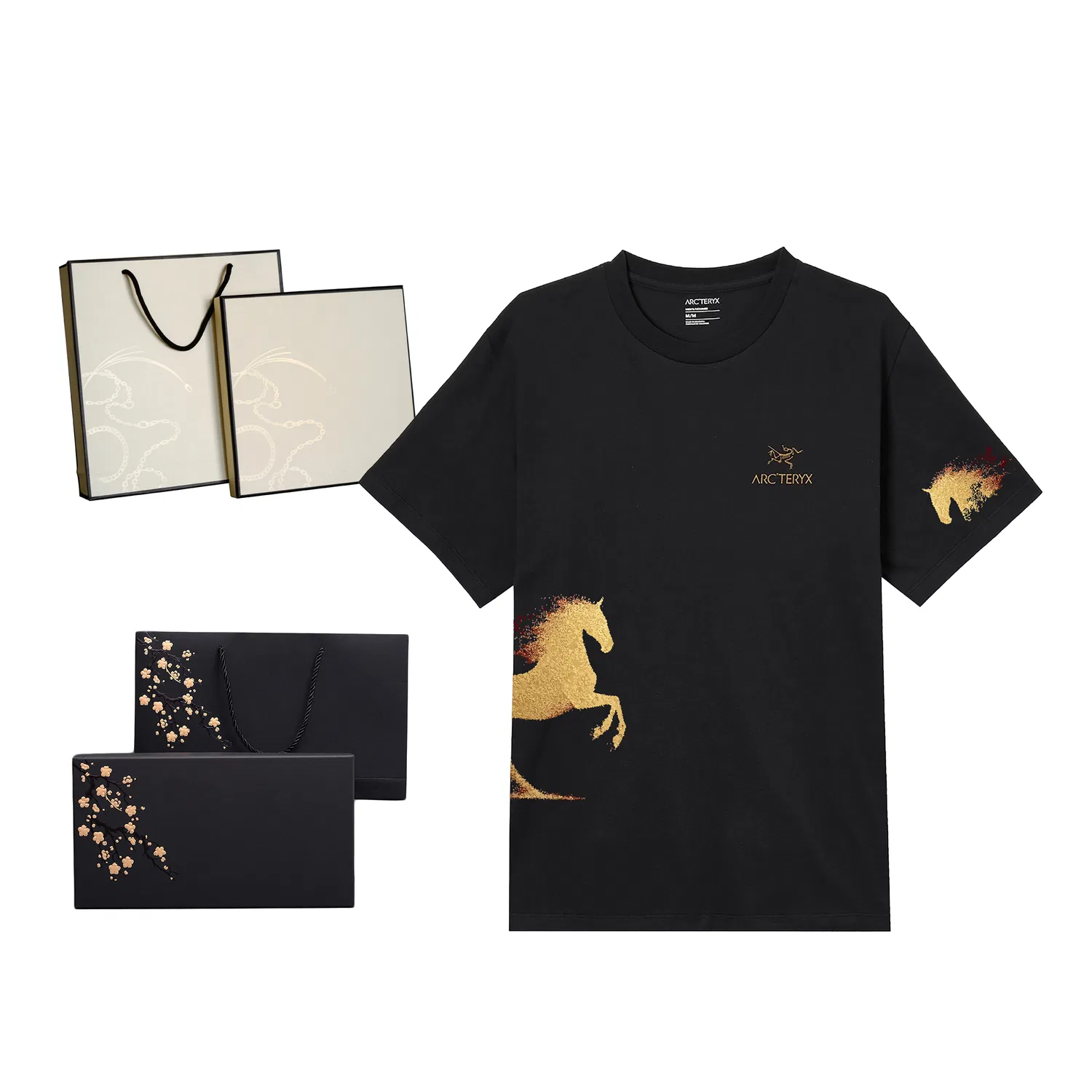 Футболка с круглым вырезом, тонкая, Arcteryx, Black — фото 3