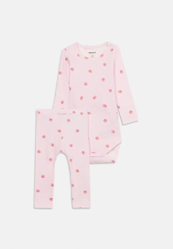 Комплект из джемпера и брюк с принтом Nbffoapple set Name It, Cradle Pink, розовый — фото 3
