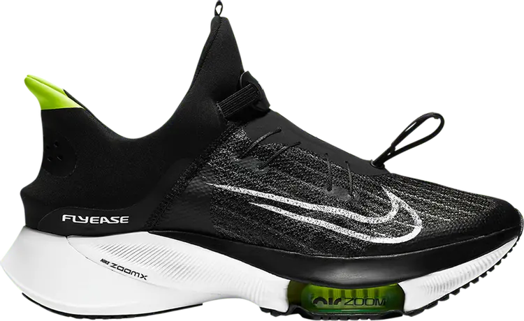 

Кроссовки Nike Air Zoom Tempo NEXT% Flyease 'Black Volt', черный