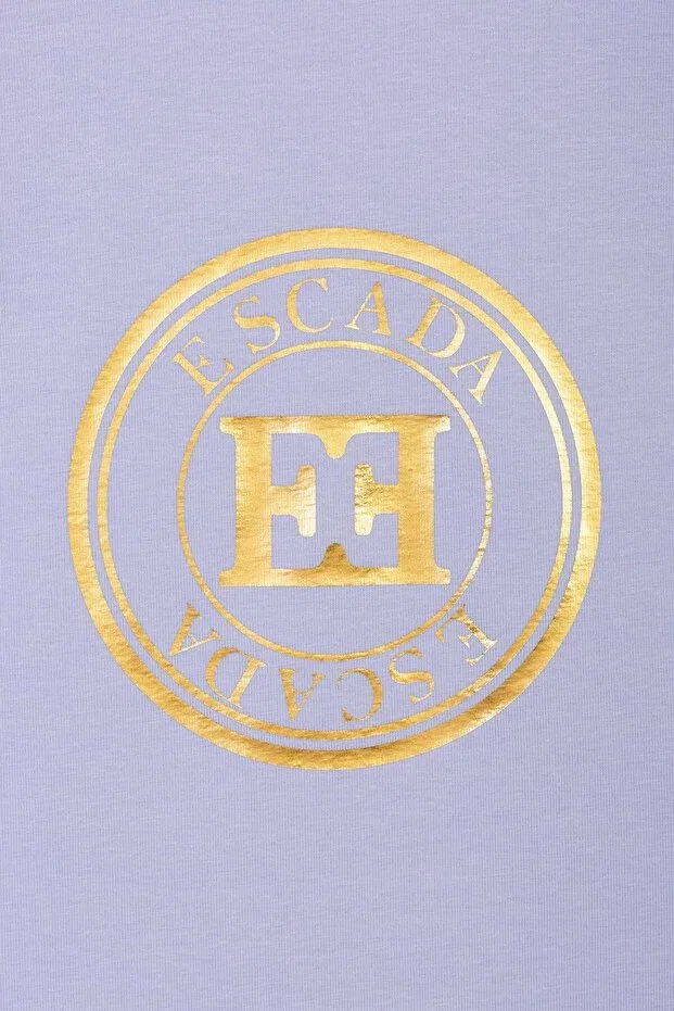 Детская футболка для девочек с оборками Escada, Lilac — фото 3