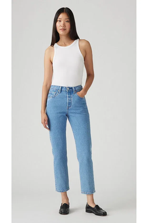 Женские джинсы укороченные Levi'S, Blue
