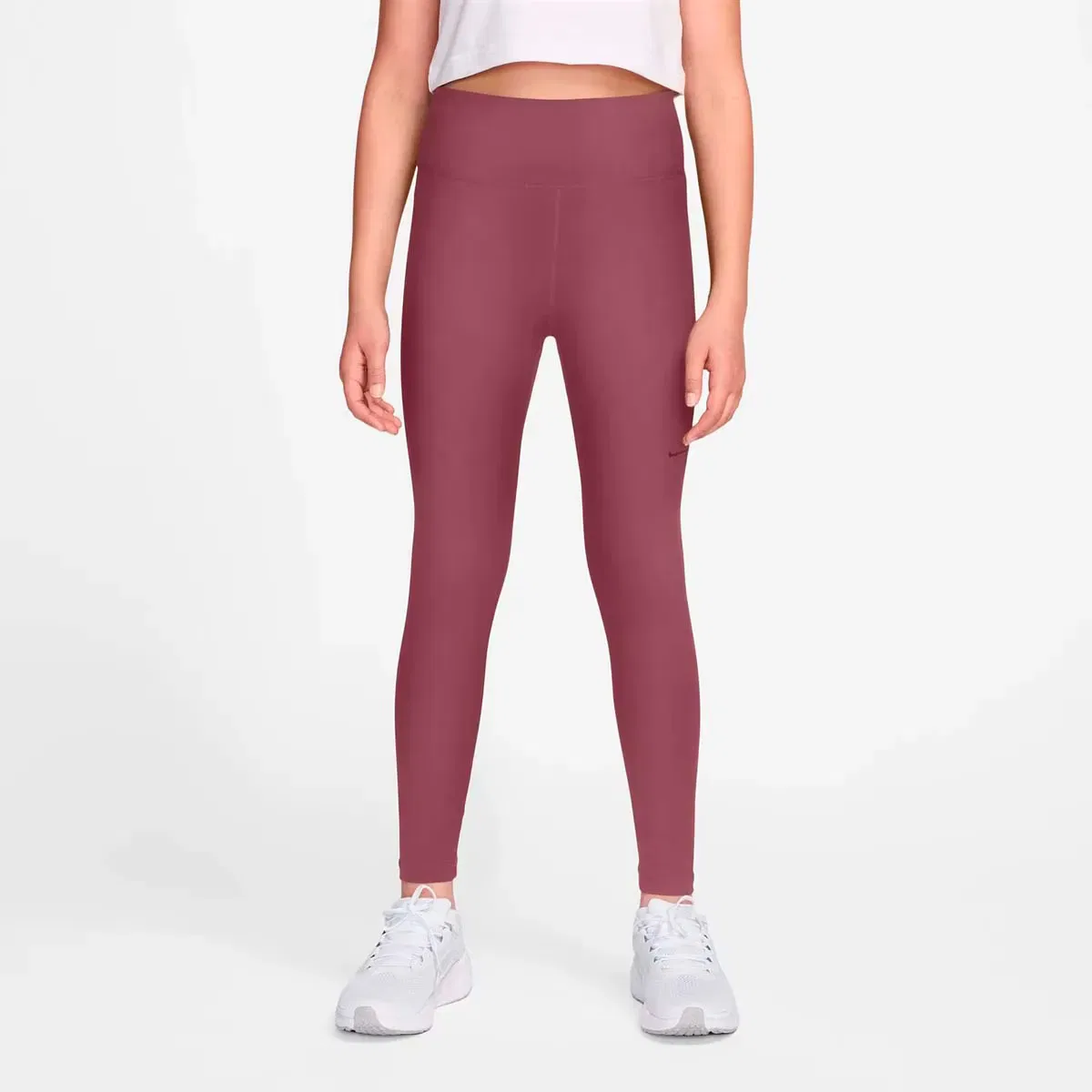 Детские леггинсы для девочек с технологией Dri-FIT Nike MAVN, Красный
