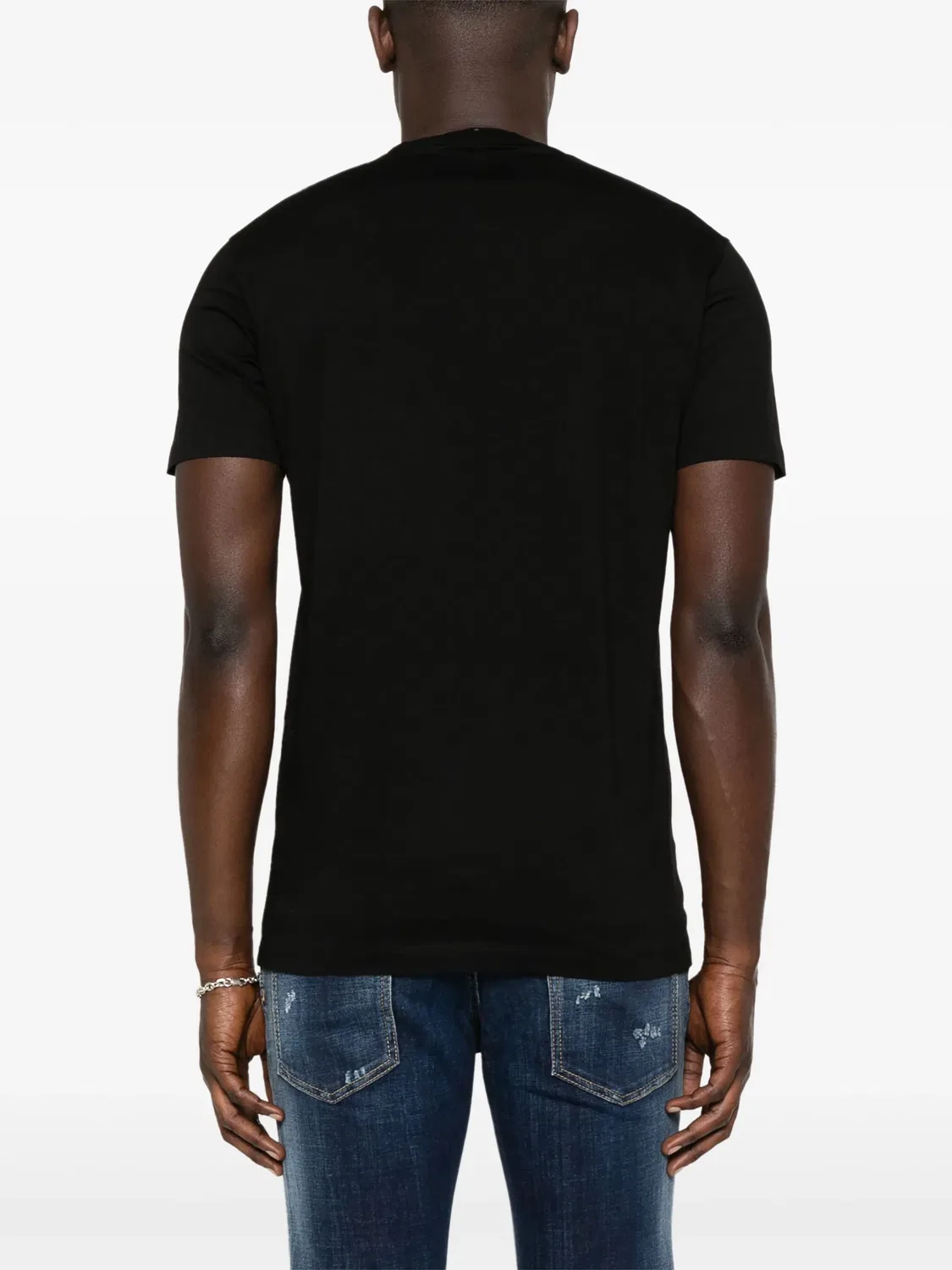 DSQUARED2 Черная футболка Cool Fit из хлопка — фото 3