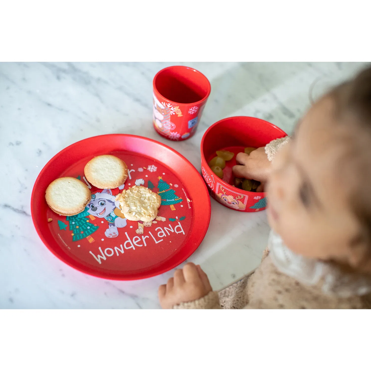 Детский набор посуды 3 предмета CONNECT PAW PATROL WINTER WONDERLAND KOZIOL, Motiv — фото 4