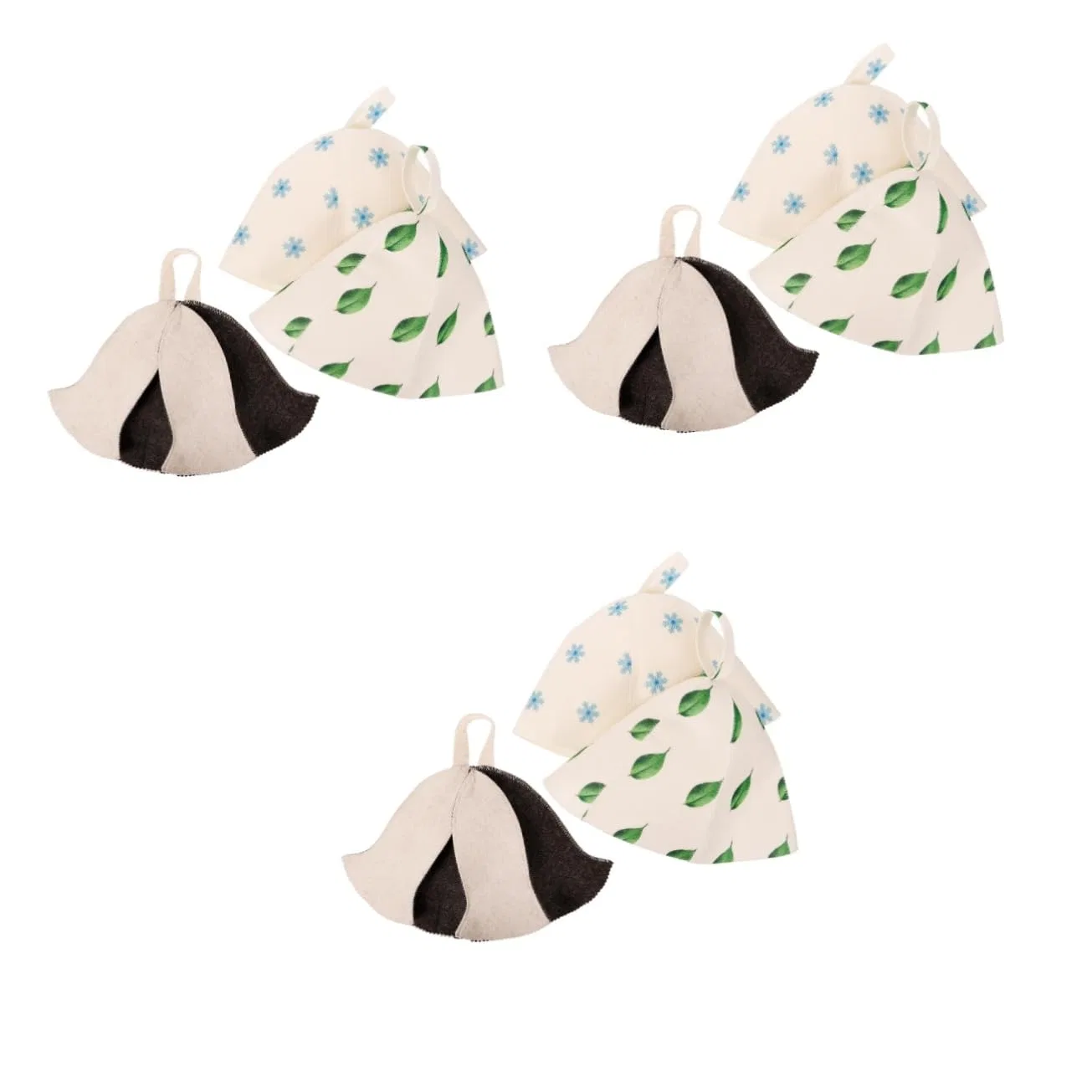 Шапочка для душа Felt, FOMIYES, 3 шт, 36x25x0.2 см