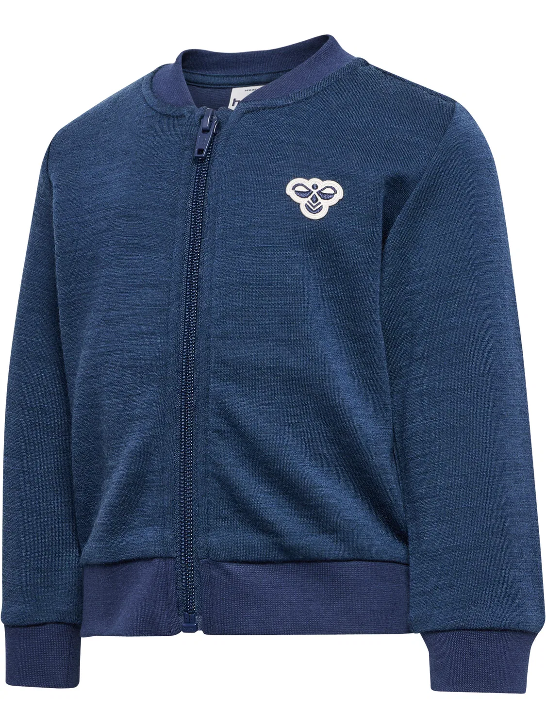 Детская куртка с молнией Hmlmini Hummel, BLAU Navyblau Gletscherblau — фото 4