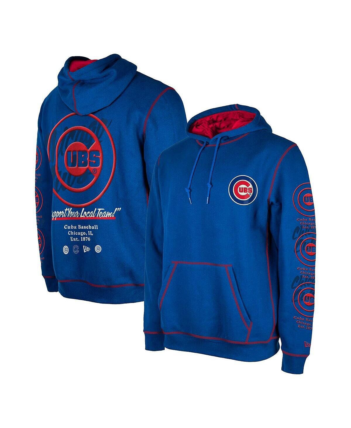 Мужская толстовка с капюшоном royal chicago cubs team split New Era