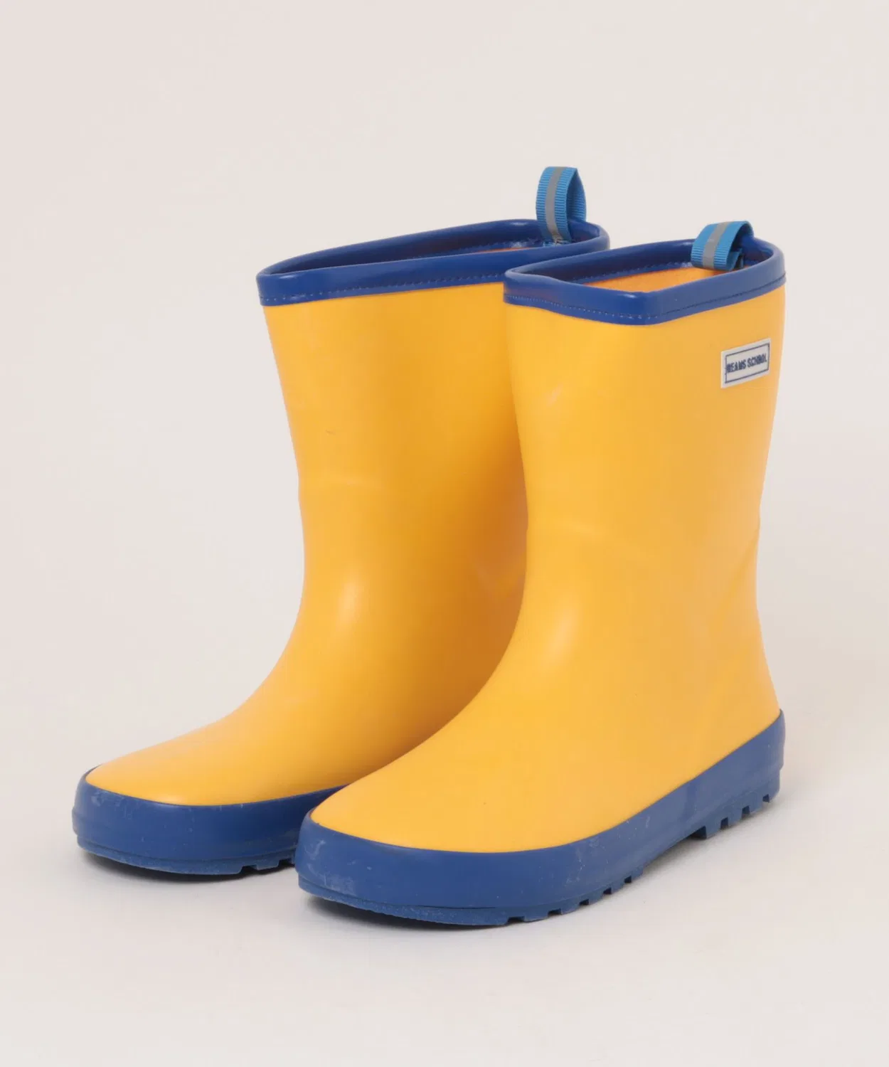 Детские резиновые сапоги с логотипом BEAMS SCHOOL, Yellow