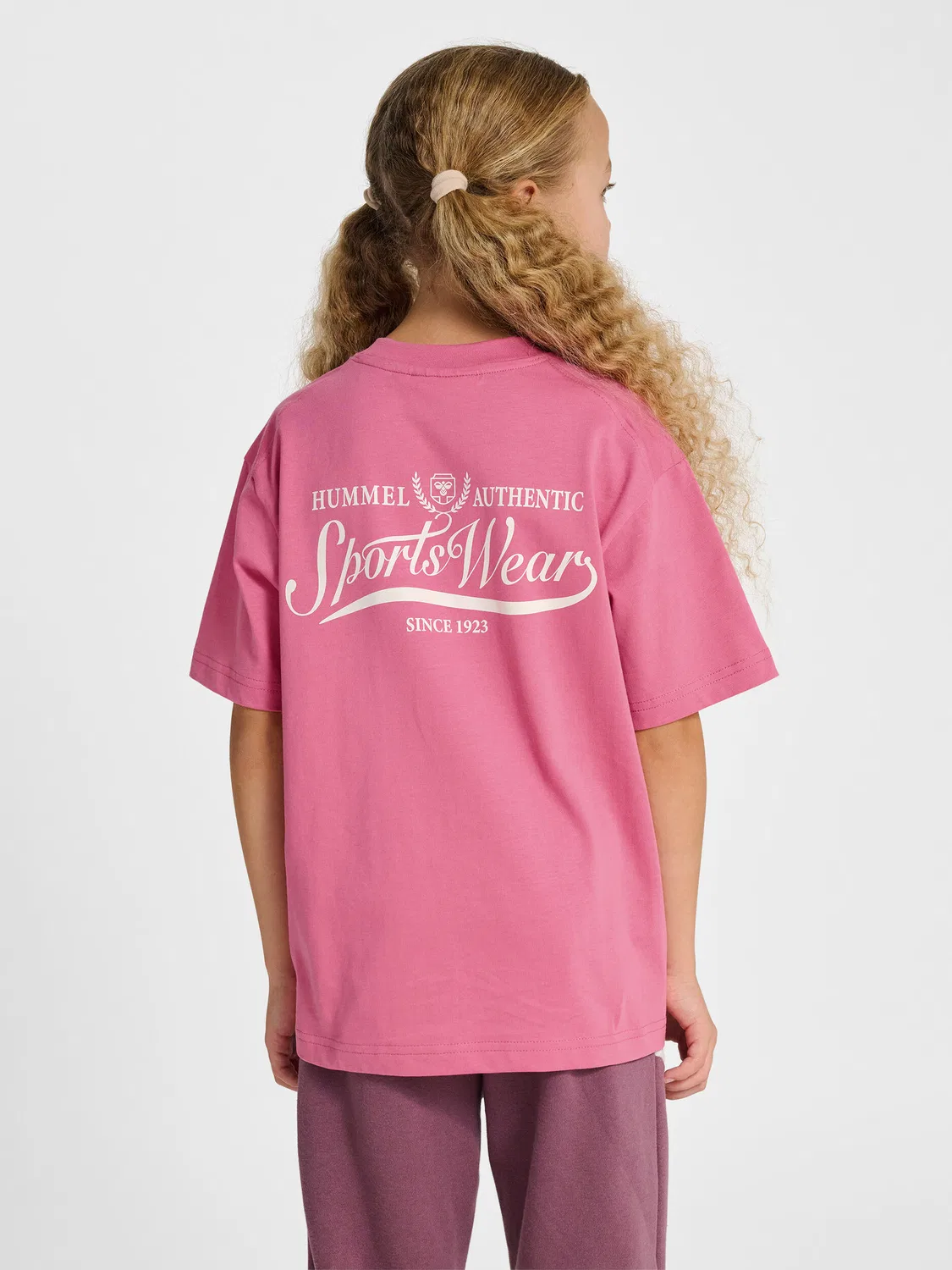 Детская футболка свободного кроя Hmljr Loose Hummel, Rosa — фото 2