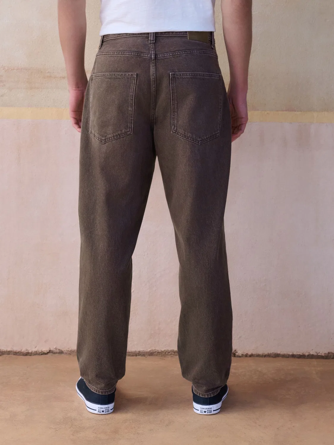 Джинсы Relaxed Tapered Fit Next, ржаво-коричневый — фото 4