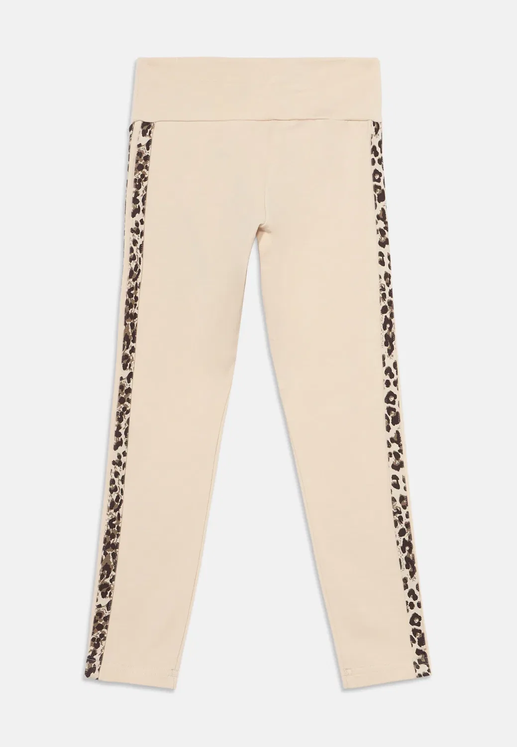 Леггинсы унисекс в полоску с животными принтами Adidas Performance, Crystal Linen/Multi-Coloured/Dark Brown — фото 2