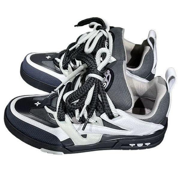 

Кроссовки skate sneakers 'grey black' Louis Vuitton, серый
