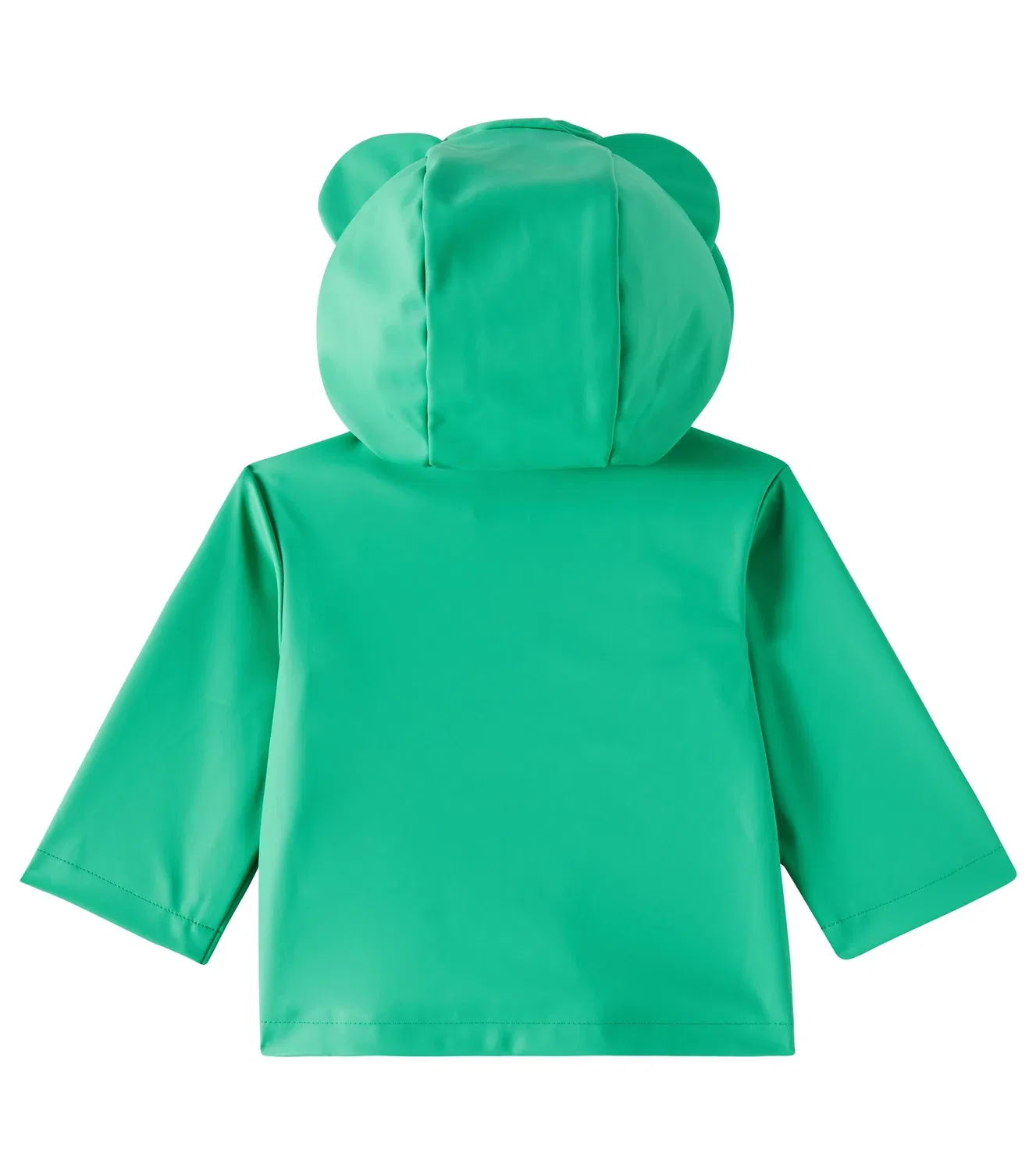 Детская парка с капюшоном Stella Mccartney Kids, зеленый — фото 2
