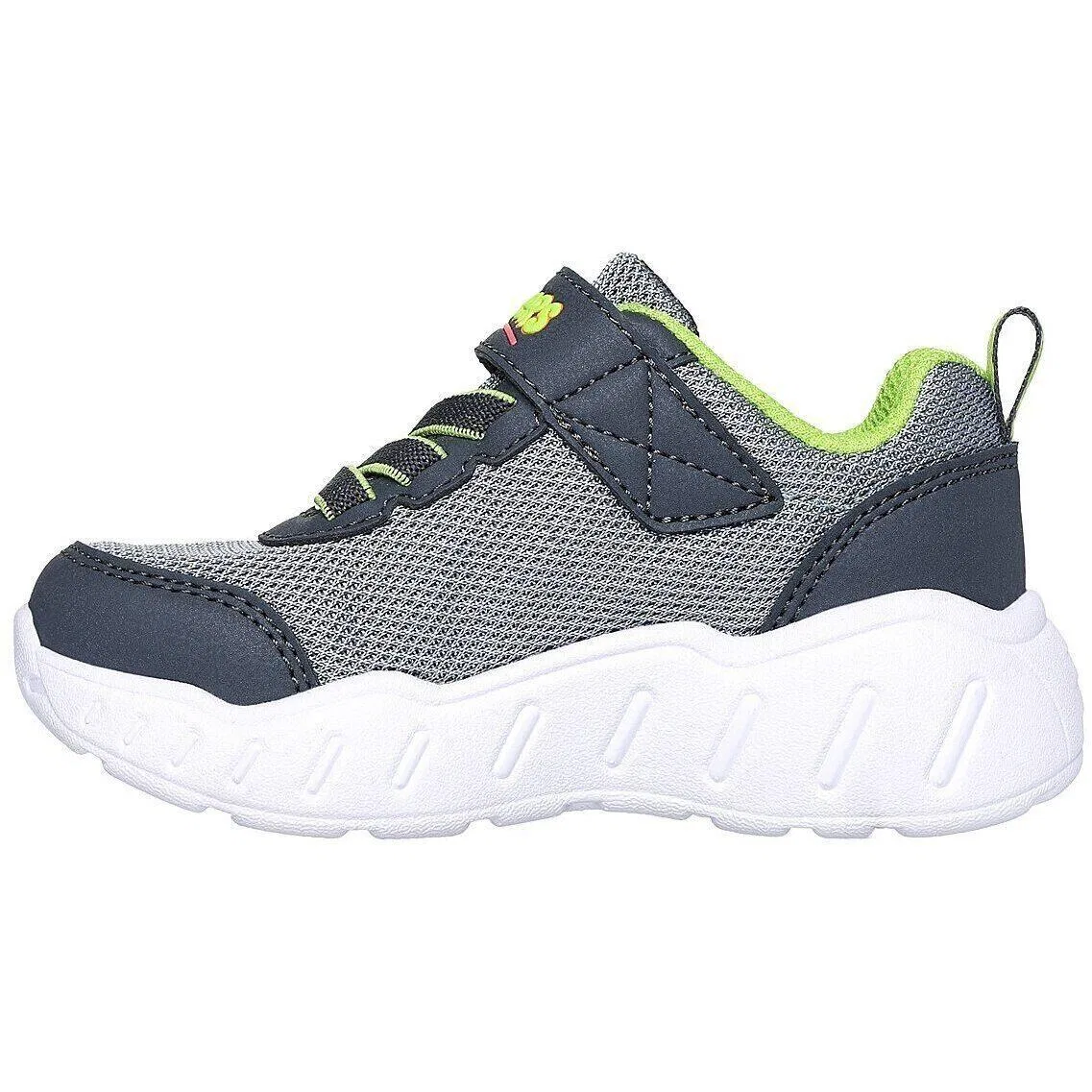 Детские кроссовки Skechers Play Scene, Grau / Fluoreszierendes Neongrun — фото 4