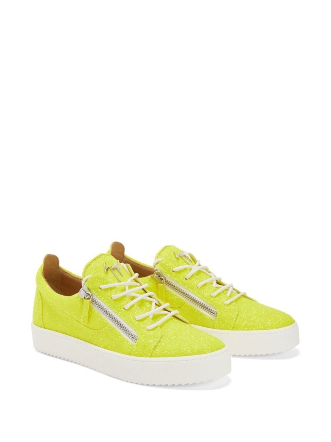 

Giuseppe Zanotti кеды Gail с блестками, желтый