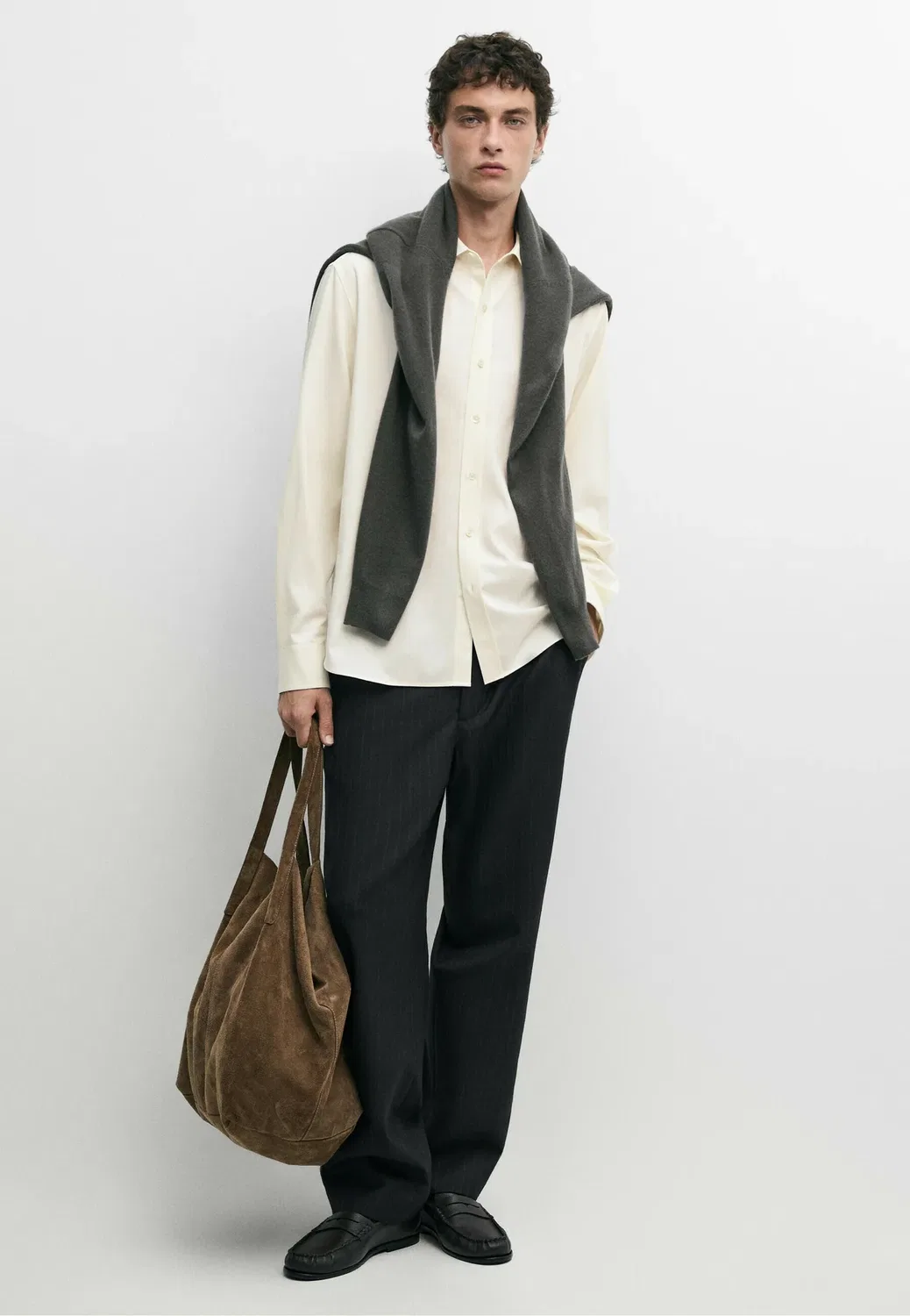 Рубашка Massimo Dutti, Sand — фото 2