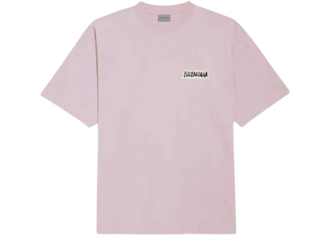 Женская футболка свободного кроя Balenciaga, цвет Dusty Pink