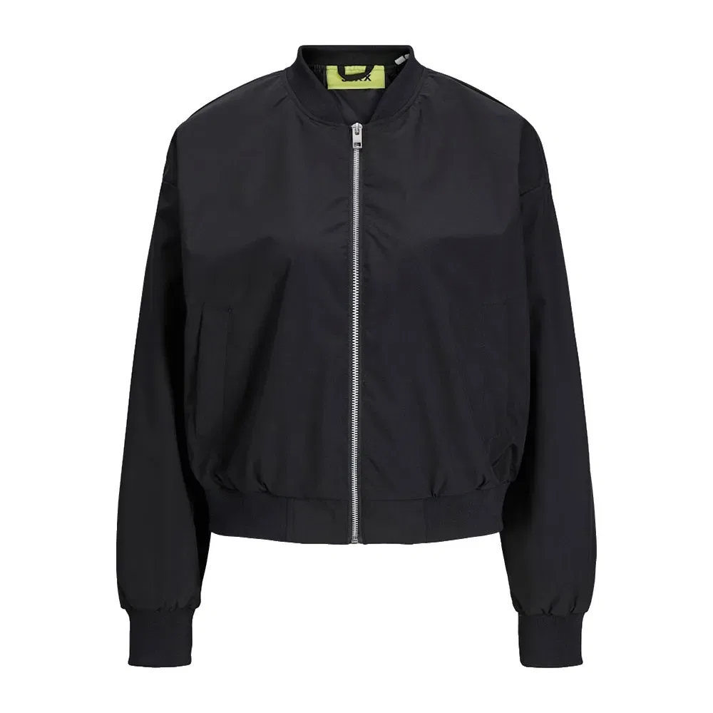 Детская куртка-бомбер для девочек с высоким воротником Ella JJXX Jack & jones, Black — фото 3