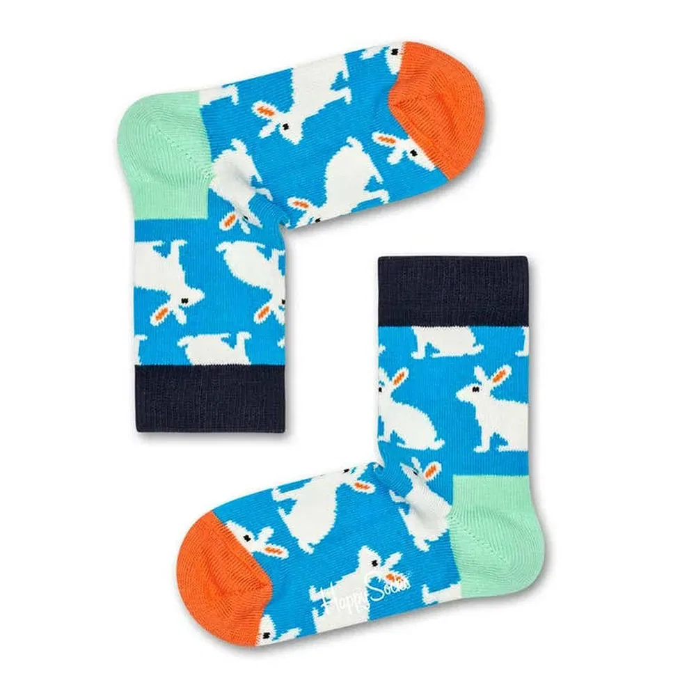 Комплект детских носков Bunny Happy Socks, синий
