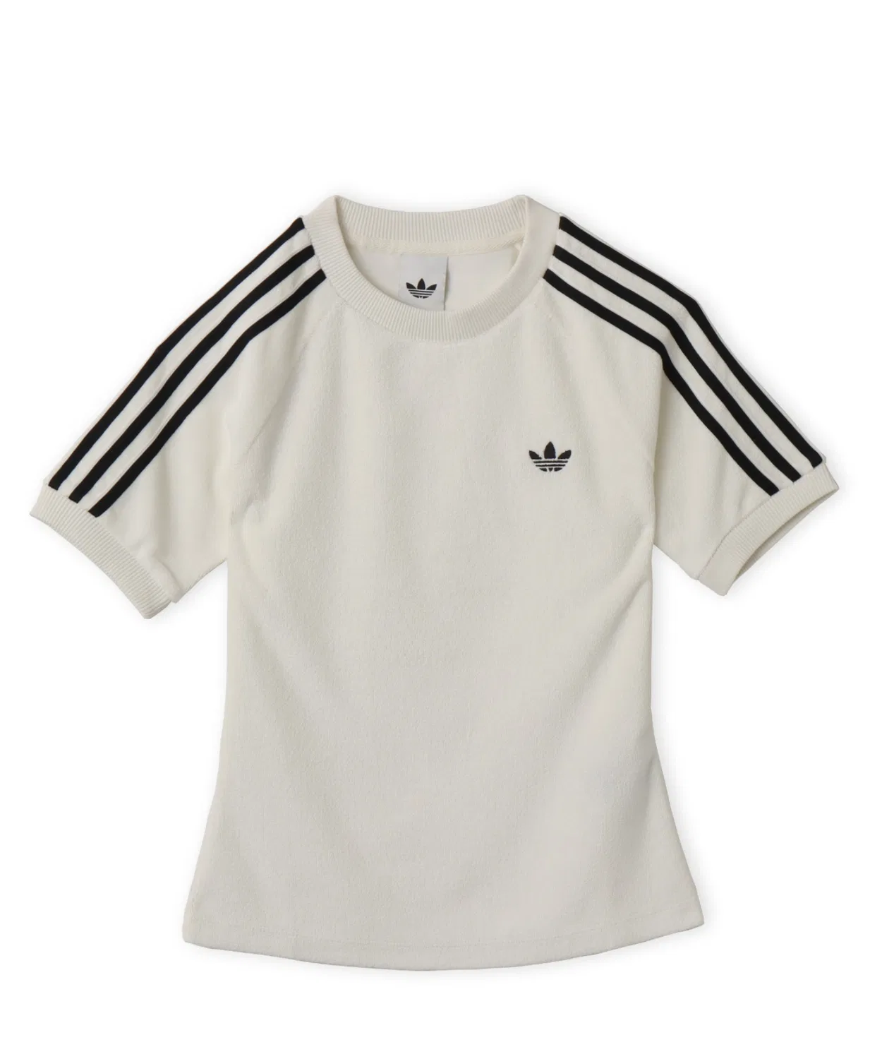 Женская футболка из махровой ткани с принтом Terry Towel Cali Tee Adidas, Белый
