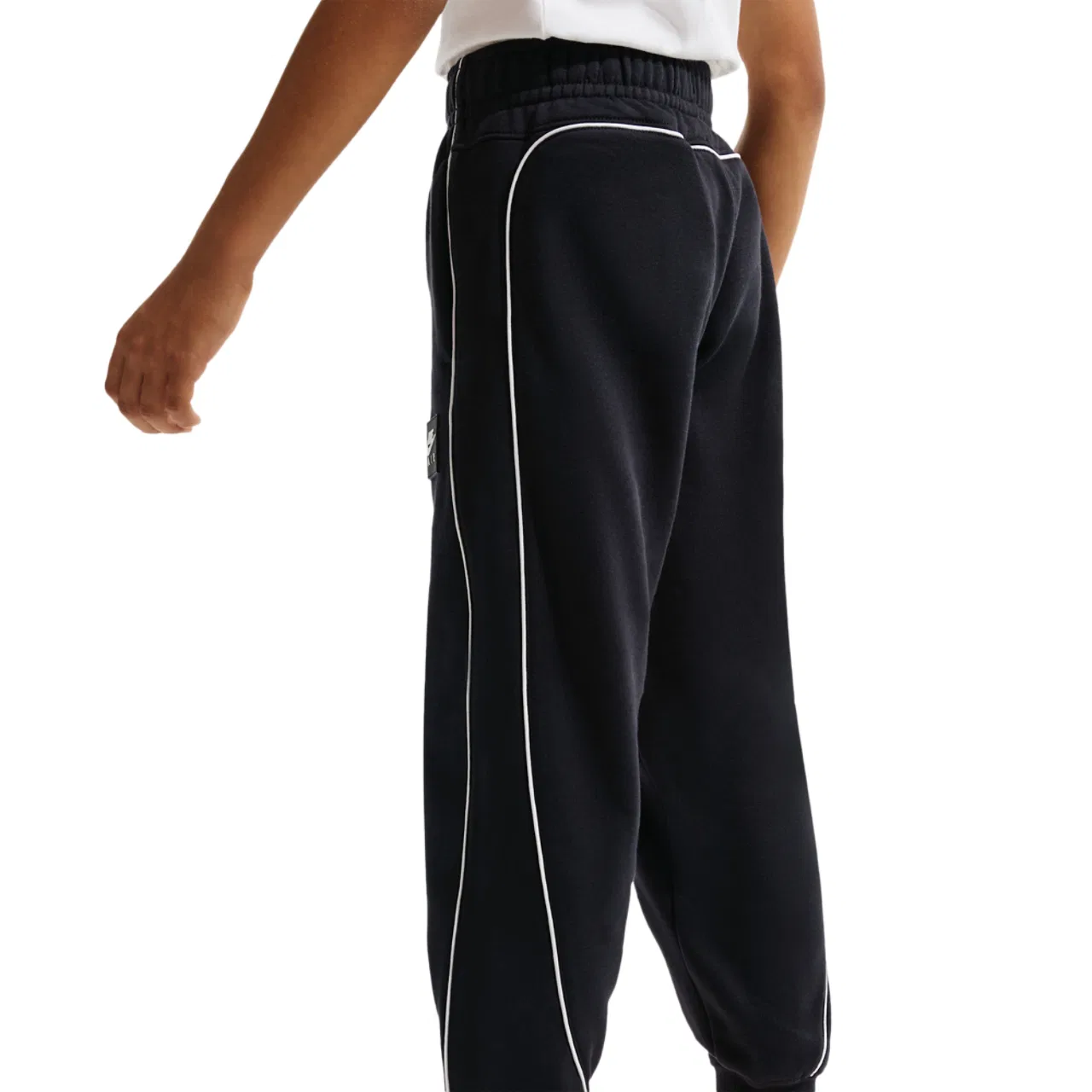 Брюки для мальчиков Air Fleece Jogger Nike, цвет Black/White/White — фото 2