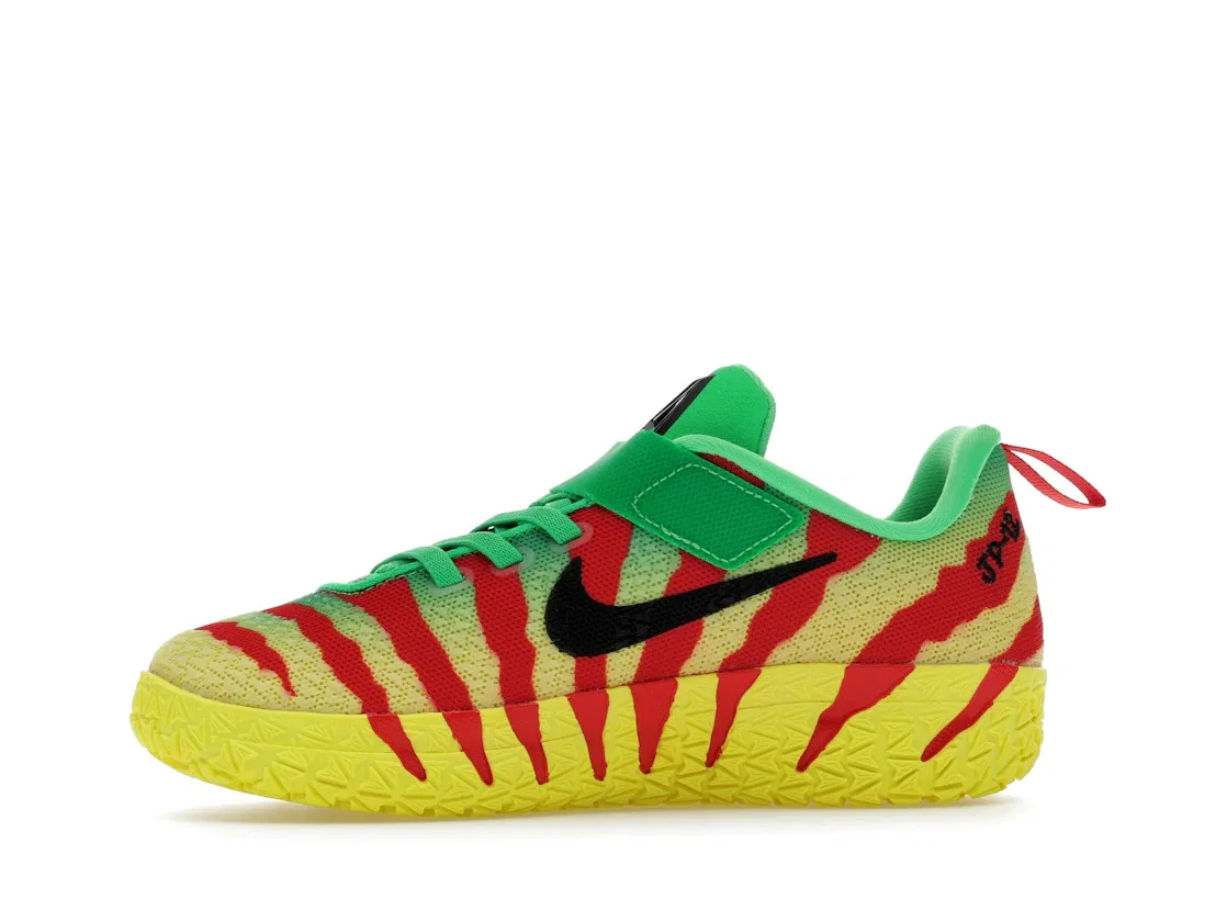 Детские кроссовки для активного отдыха Nike Ja 3, Green Spark/Black/University Red/Dynamic Yellow — фото 3