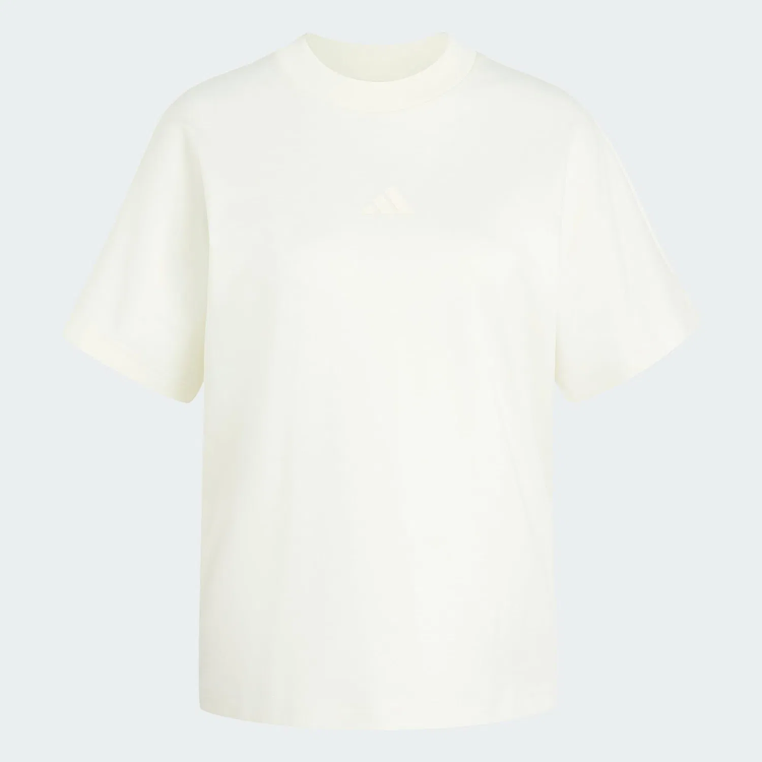 Женская футболка свободного кроя Soft Lux Loose Adidas, Beige — фото 2