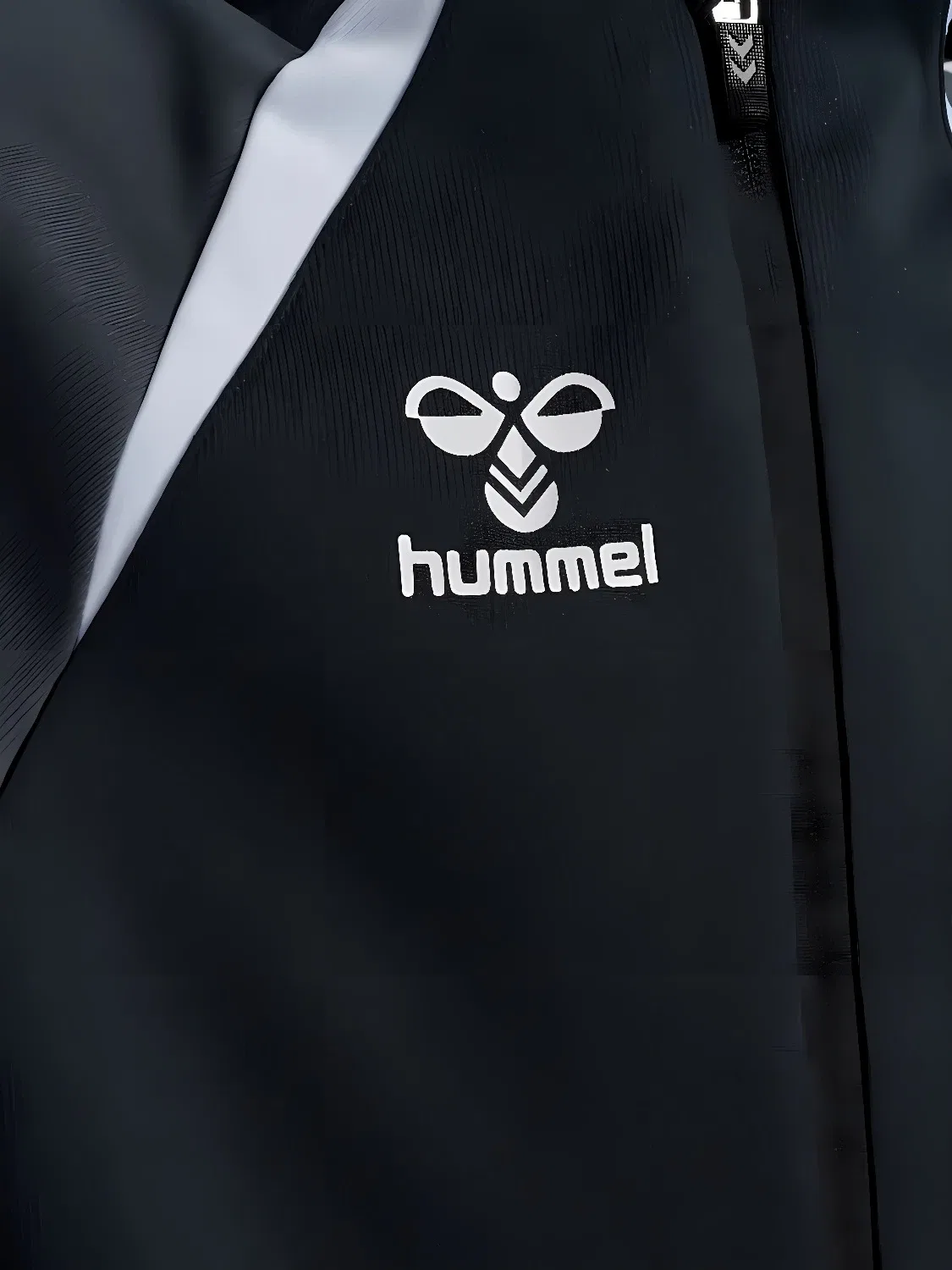 Детская тренировочная куртка с капюшоном на молнии Lead 2.0 Zip Hoodie Hummel, черный — фото 3