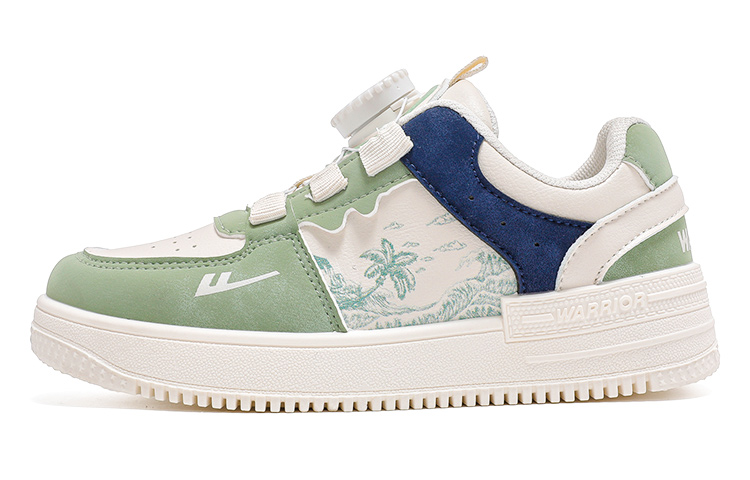 

Износостойкие низкие детские скейтерские кроссовки Kids' с амортизацией WARRIOR, бежевый