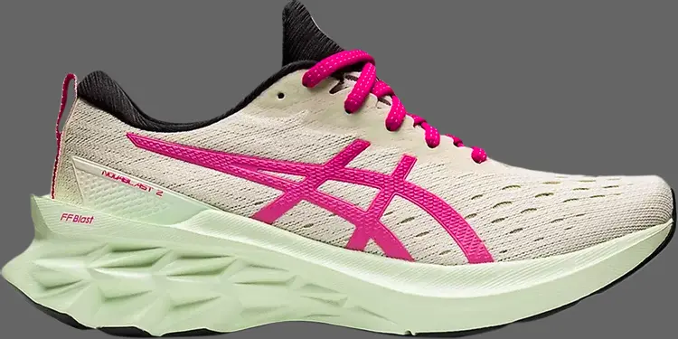 

Кроссовки wmns novablast 2 'birch pink rave' Asics, пломбир