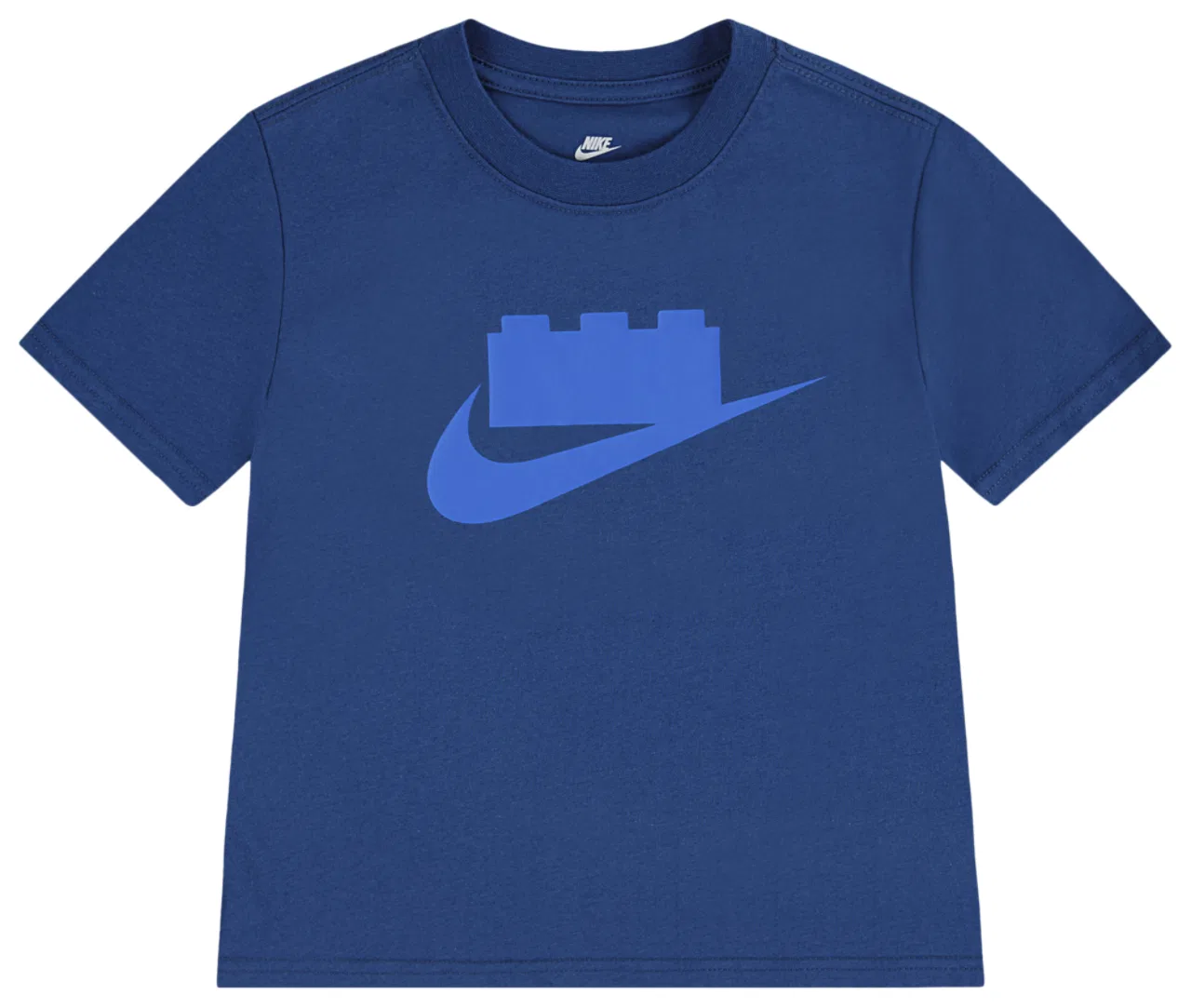 Детская футболка для мальчиков с коротким рукавом Lego Brick Swoosh Nike, Brave Blue