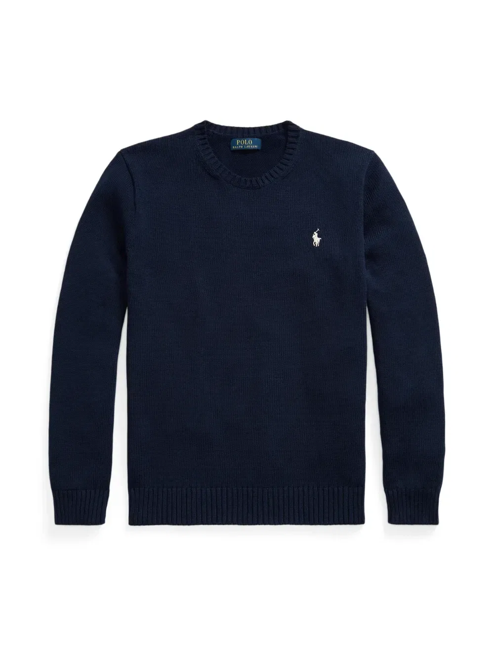 Свитер с вышитой пони Polo Ralph Lauren, синий