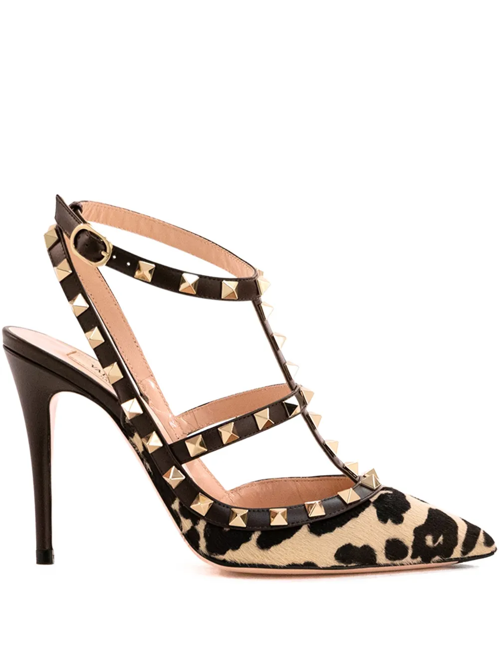 Туфли Rockstud 100 VALENTINO GARAVANI, нейтральный