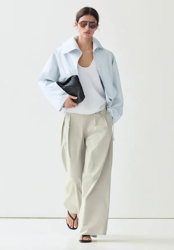 Куртка из хлопка Unisex - summer jacket Massimo Dutti, темно-синий — фото 2