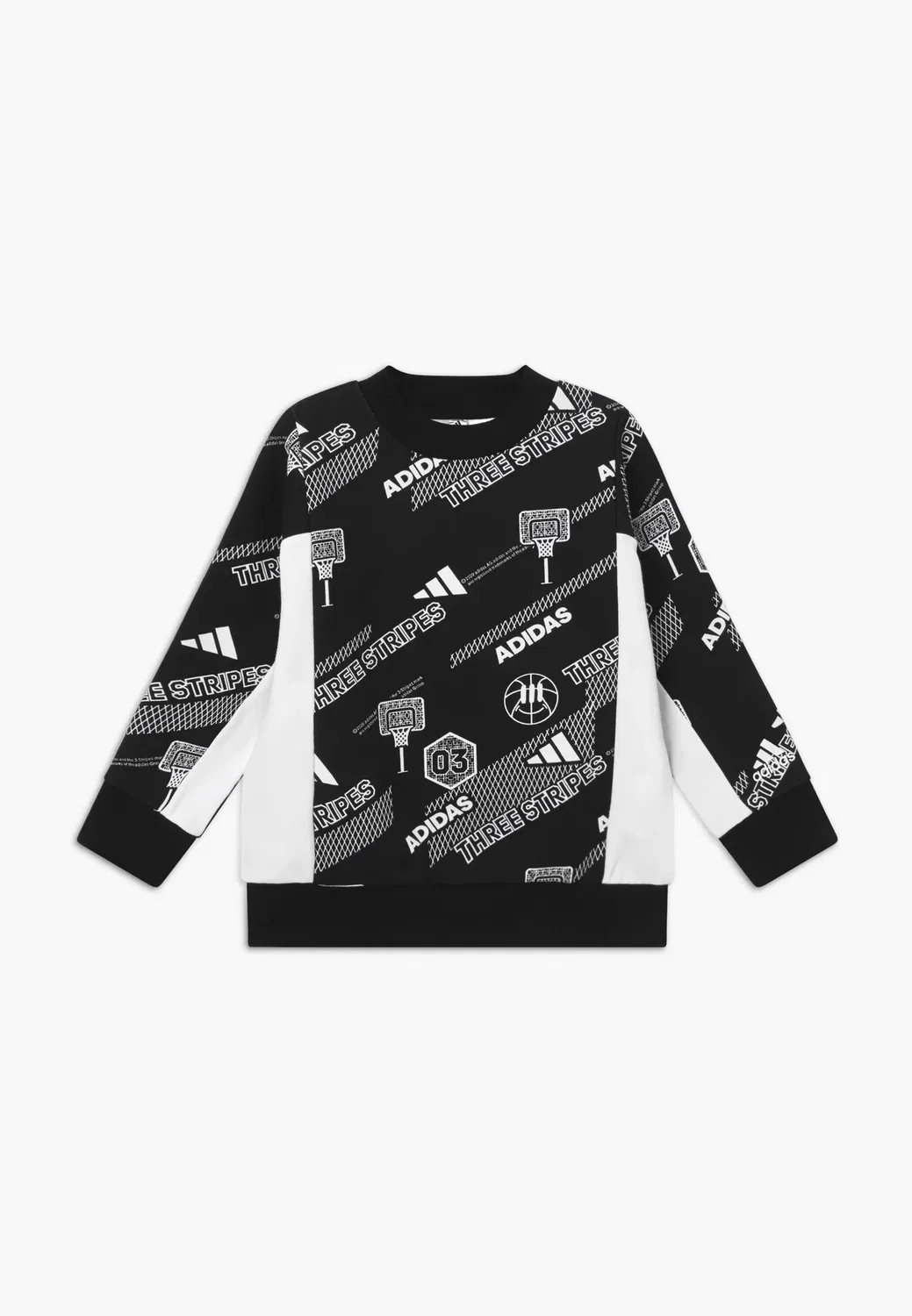 Свитшот Crew Adidas Performance, Black/White
