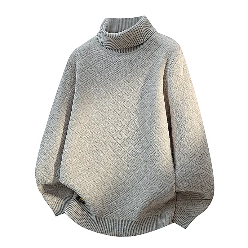 Детский свитер с высоким воротником Jeep, Light Gray