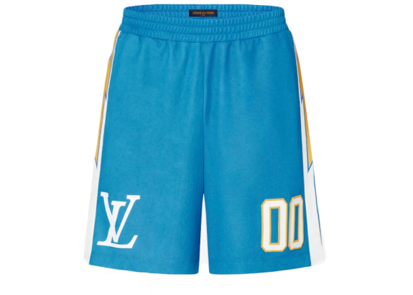 Мужские шорты спортивные с патчем Louis Vuitton, Blue