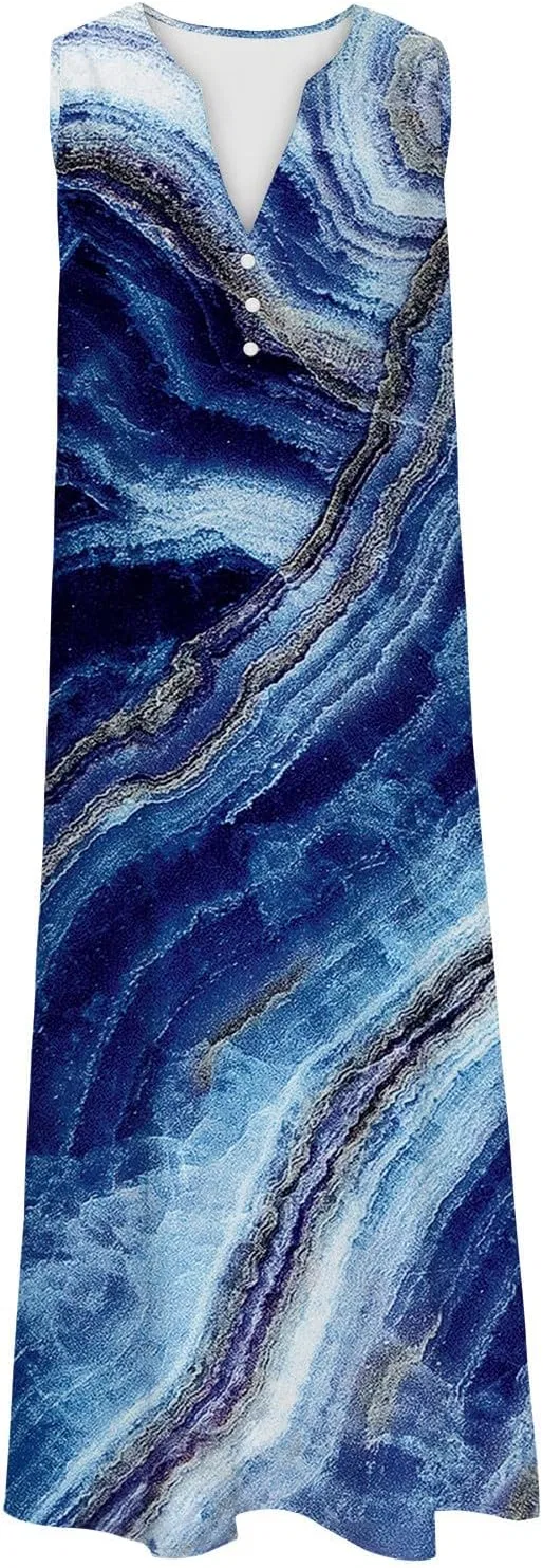 Женское платье-комбинация с V-образным вырезом Fall, Y2K, Royal Blue — фото 3