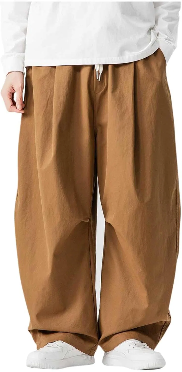Мужские свободные брюки с эластичным поясом, модель Hippie Pant, хаки