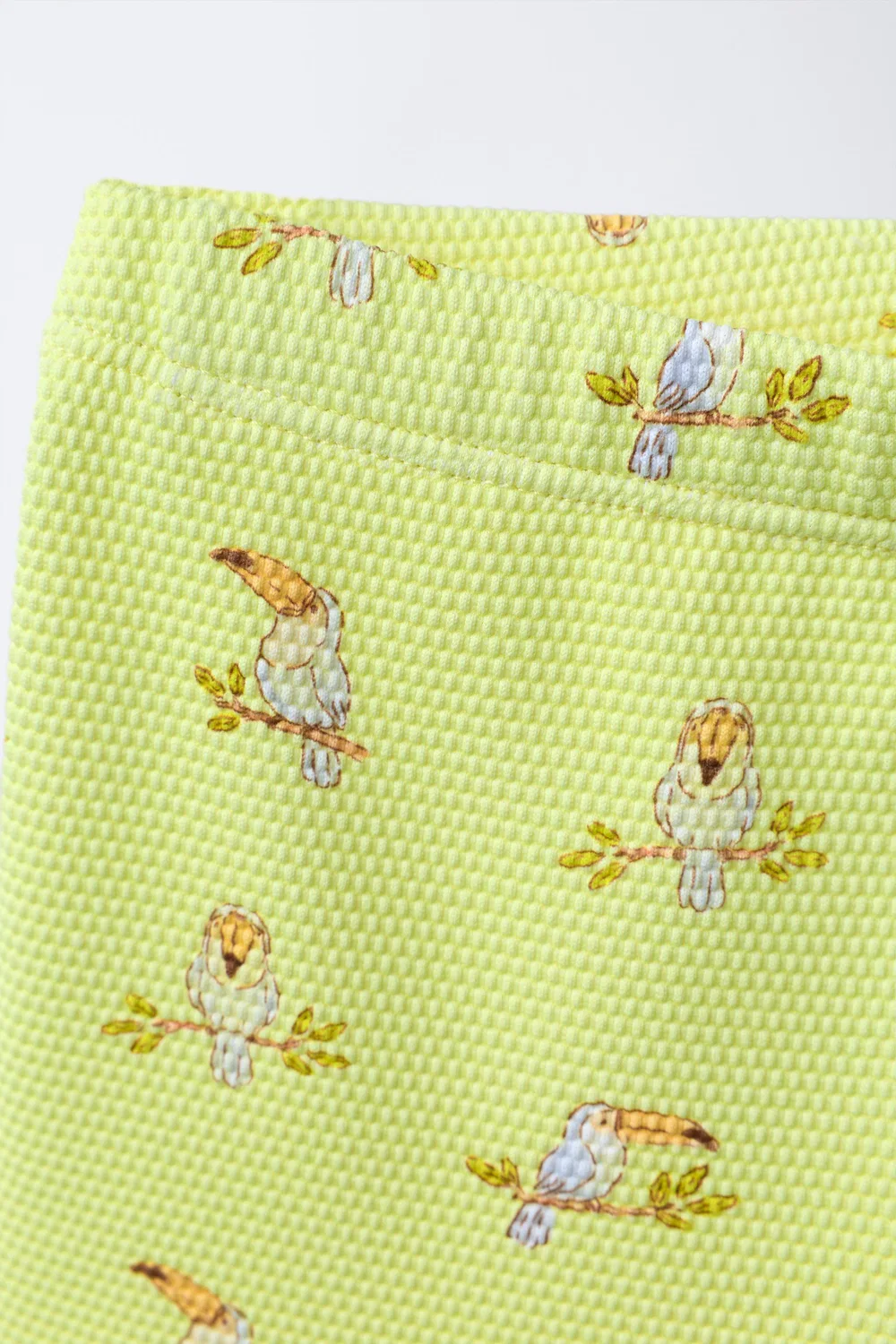 Купальник-боксеры с принтом тукана, 1-6 лет ZARA, Light Lime Green — фото 3