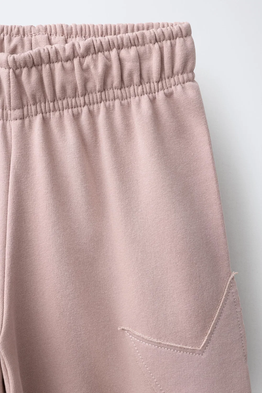 Широкие брюки с нашивкой в виде звезды ZARA, Pink — фото 3