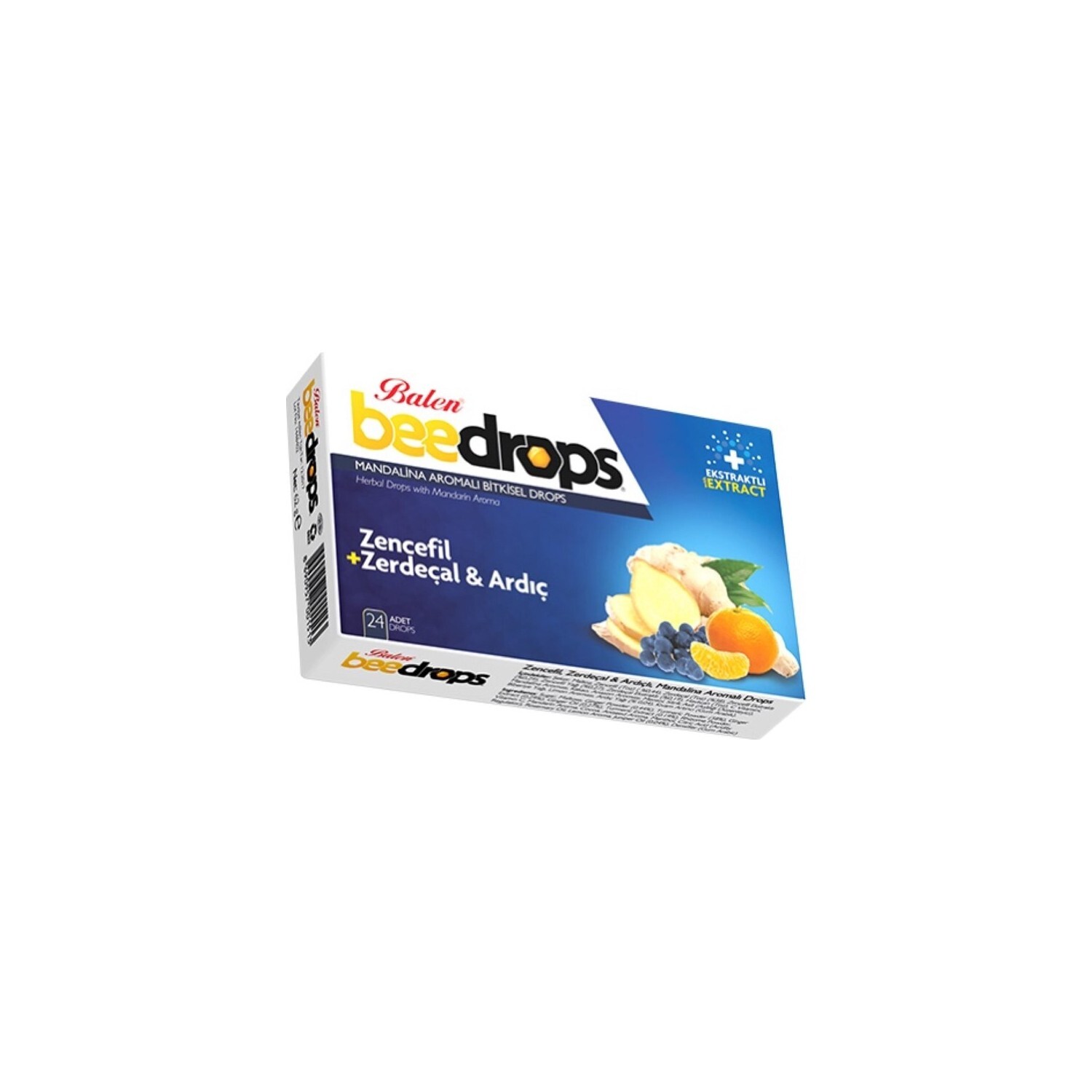 

Пастилки Balen имбирь с можжевельником и мандарином 24 драже