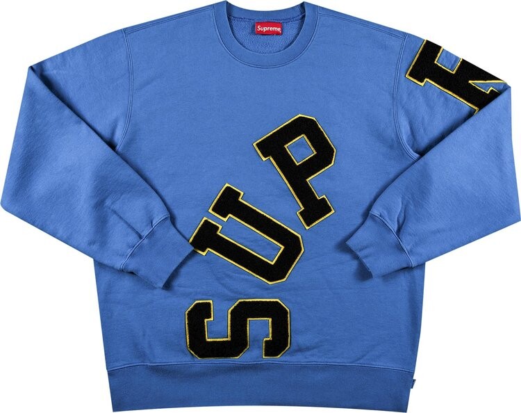 

Толстовка Supreme Big Arc Crewneck 'Pale Royal', синий