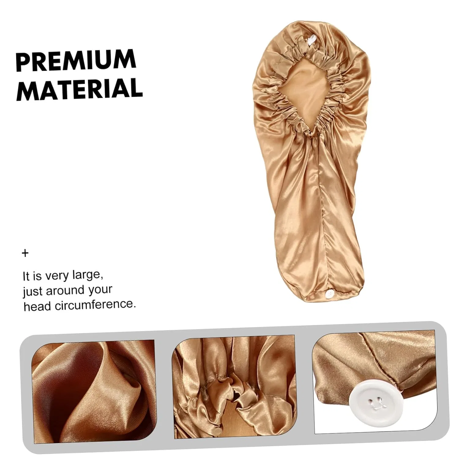 Шапочка для душа Satin, DOITOOL, 4 шт, 60.5x20 см, As shown — фото 3