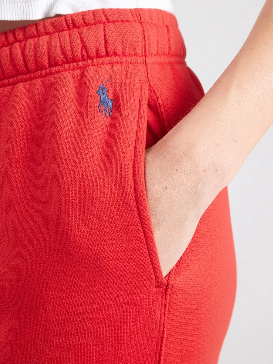 Зауженные брюки Polo Ralph Lauren красного цвета — фото 3