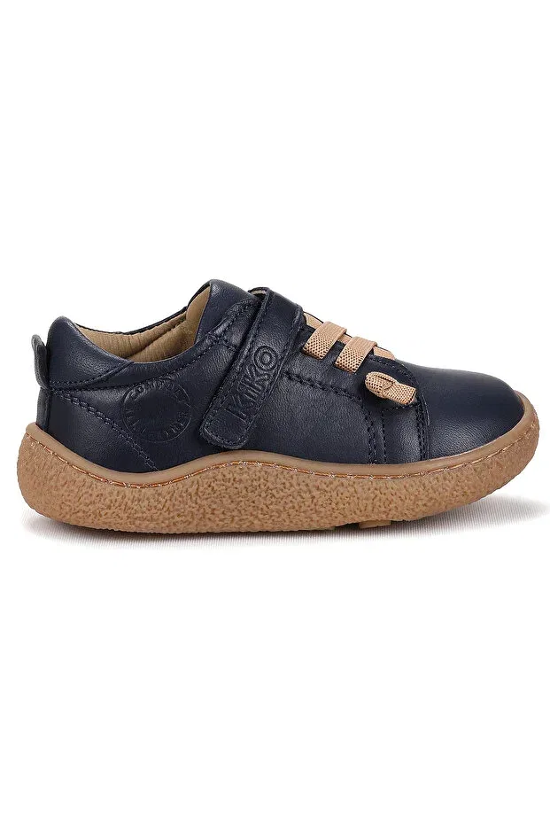 Детские кроссовки для мальчиков кожаные Kiko Kids, Navy Blue — фото 4