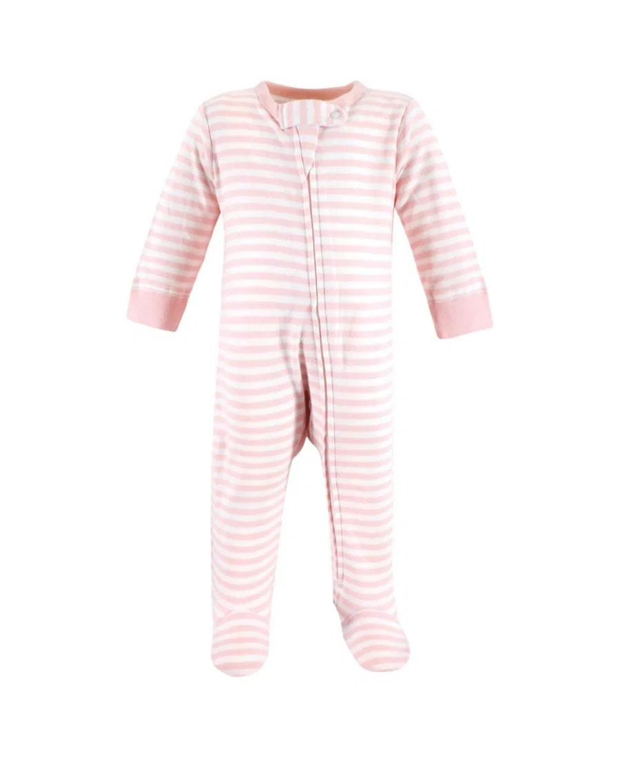 Комплект из 3 боди-комбинезонов Natural Cotton Sleep and Play Touched by Nature, Girl Endangered Safari — фото 4